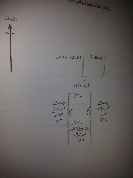  أرض للـبيع في عراد - 474
