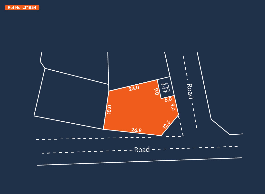  أرض للـبيع في سرايا 1 - 1834