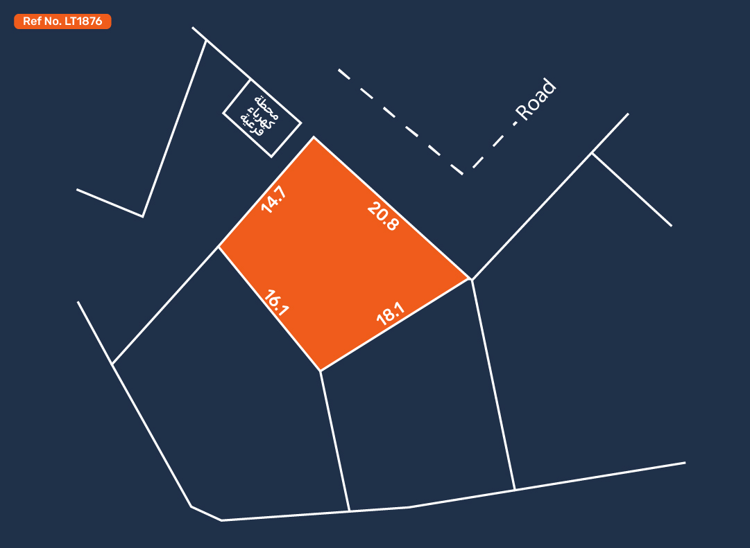  أرض للـبيع في قلالي - 1876