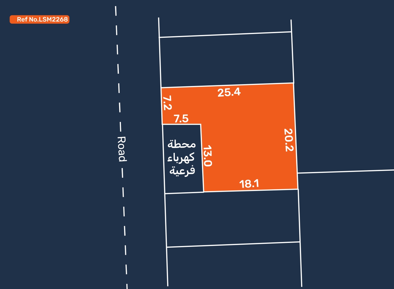  أرض للـبيع في دار كليب - 2268